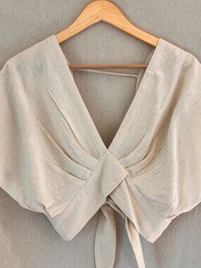 Raw Silk Alice Crop Top